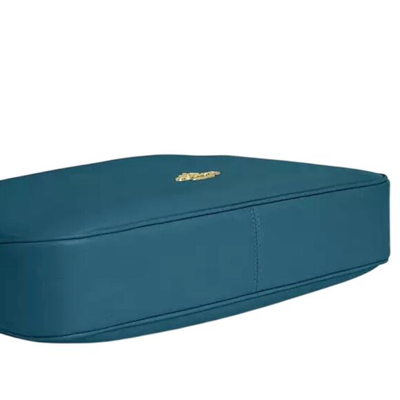 Coach Ella Shoulder Bag Teal W Gold Hardware NWT - Picture 6 of 7